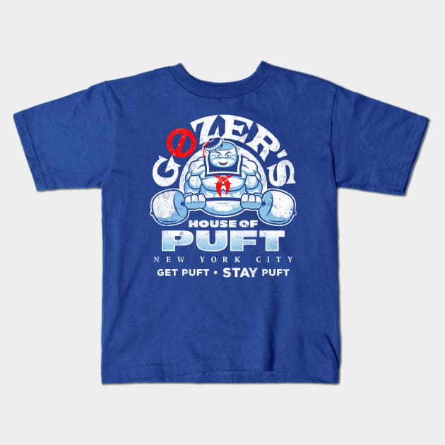 House of Puft Kids T-Shirt by BiggStankDogg